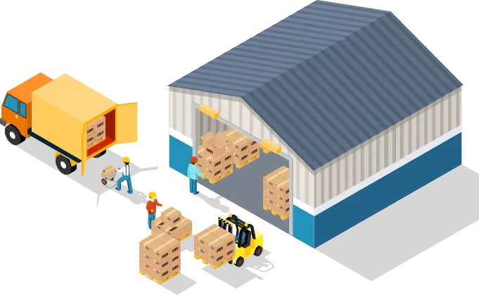 Part-load stake-body truck